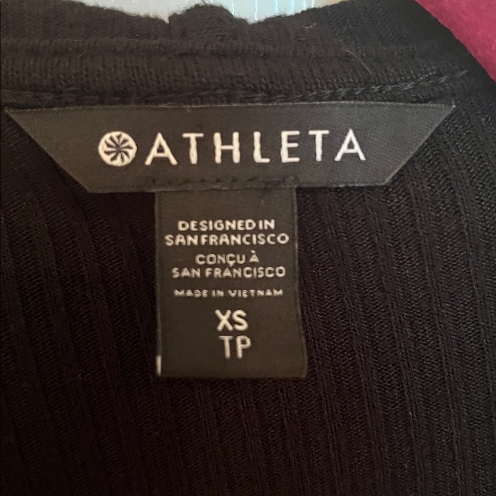 Athleta Ribbed Long Hooded Cardigan - Picture 2 of 10